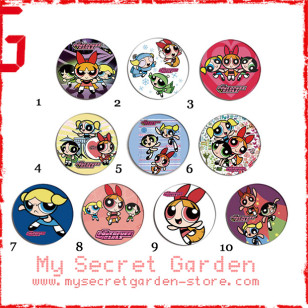 The Powerpuff Girls - Pinback Button Badge Set 1a or 1b ( or Hair Ties / 4.4 cm Badge / Magnet / Keychain Set )
